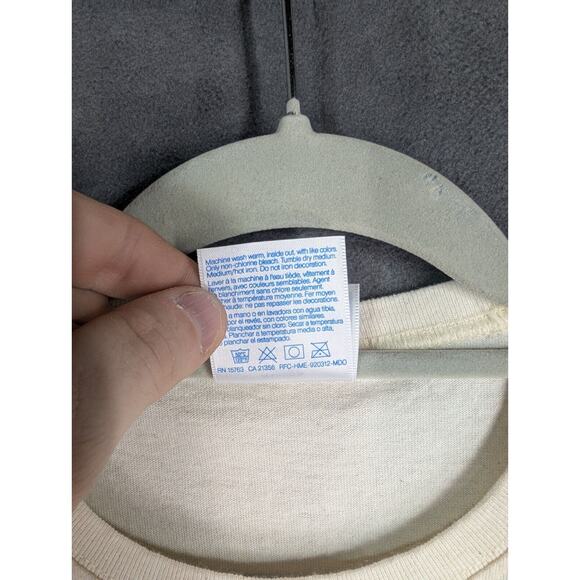 Hanes Her Way Women’s Medium Wishes Are Worth Holding Teddy Bear T-Shirt VTG - Picture 5 of 8